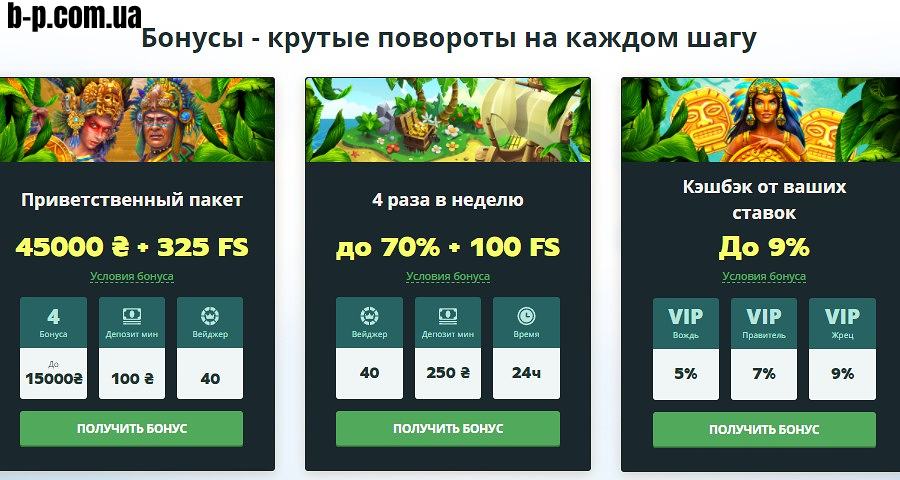 Бонуси казино NetGame